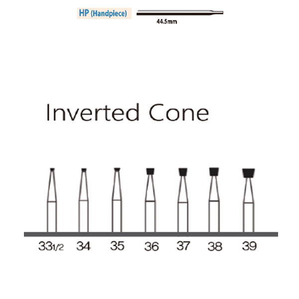 [SSWhite] 카바이드 버 HP inverted cone